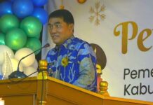 Safari Natal Pemprov di Dumoga Utara, Ini Pesan Gubernur Yulius Selvanus